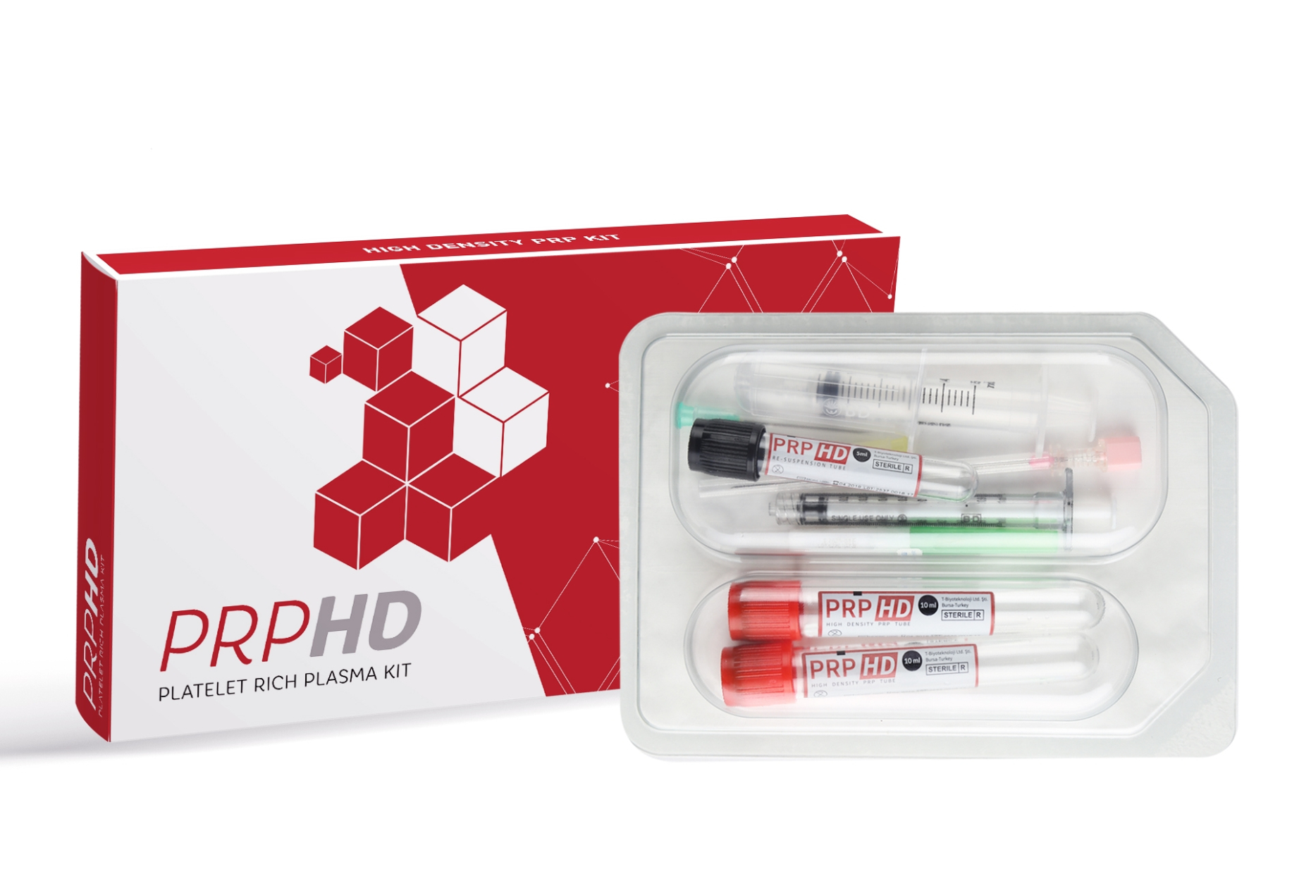 PRPHD kit για θεραπεία PRP 8,5 ml x 2 tubes.
Το μοναδικό πιστοποιημένο kit PRP της Ελληνικής Αγοράς σε αποστειρωμένη συσκευασία με άριστα αποτελέσματα . 